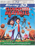 Cloudy With A Chance of Meatballs 3D Bluray