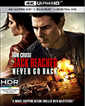 Jack Reacher: Never Go Back UltraHD Bluray