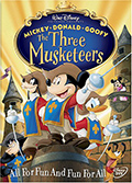 Mickey - Donald - Goofy - The Three Musketeers DVD
