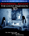 Paranormal Activity: The Ghost Dimension 3D Bluray